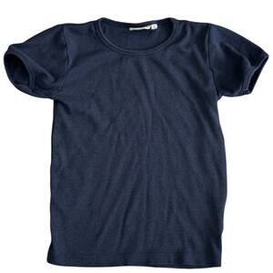WHEAT Kids Organic Cotton Navy Top Size 6y